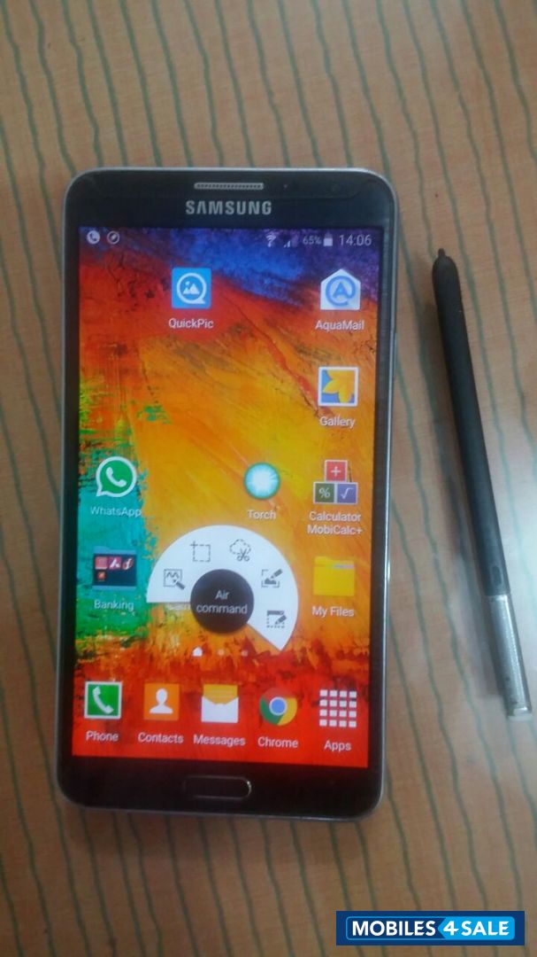 Black Samsung  Note 3 neo