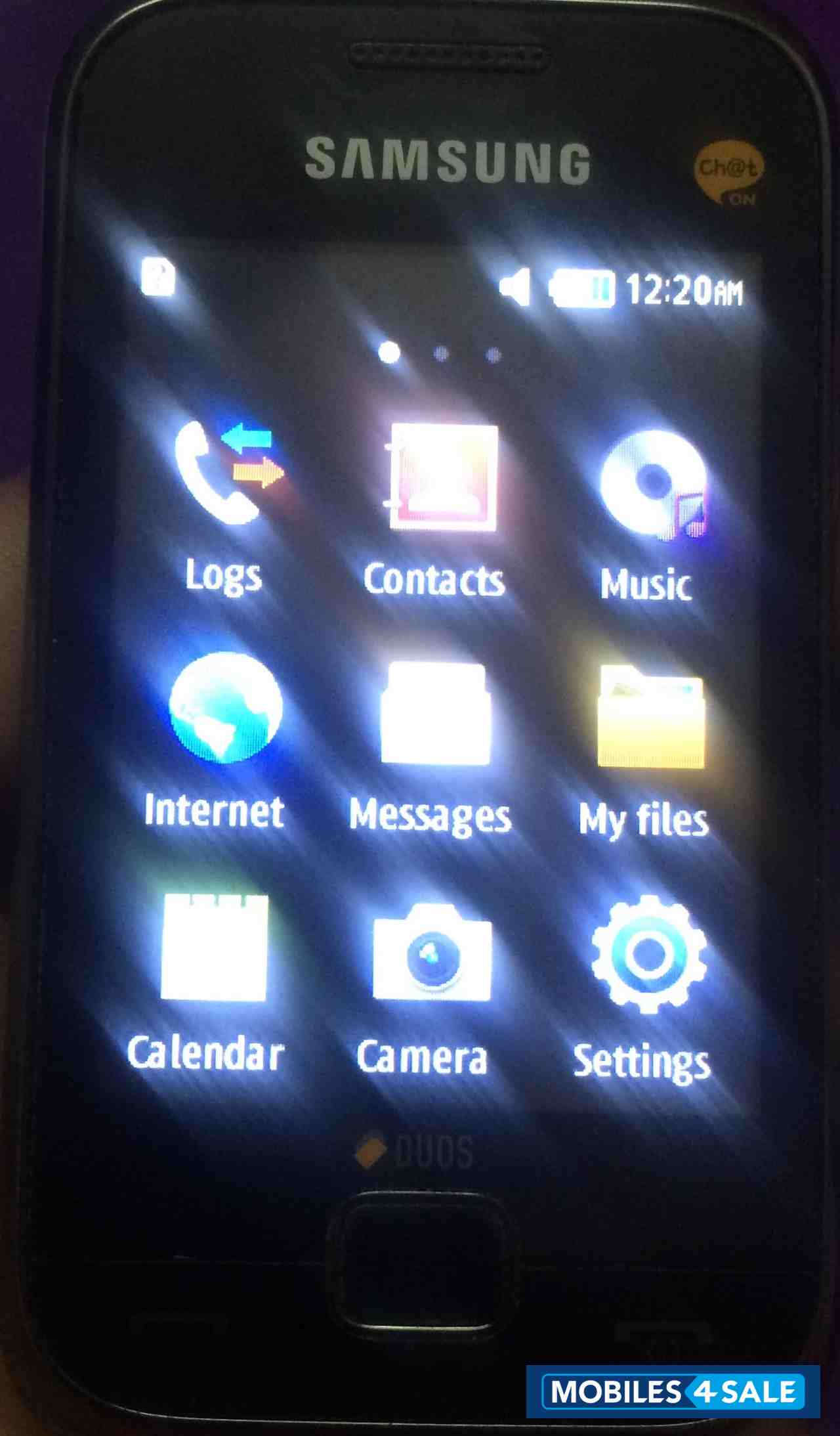 Black Samsung Champ Deluxe Duos C3312