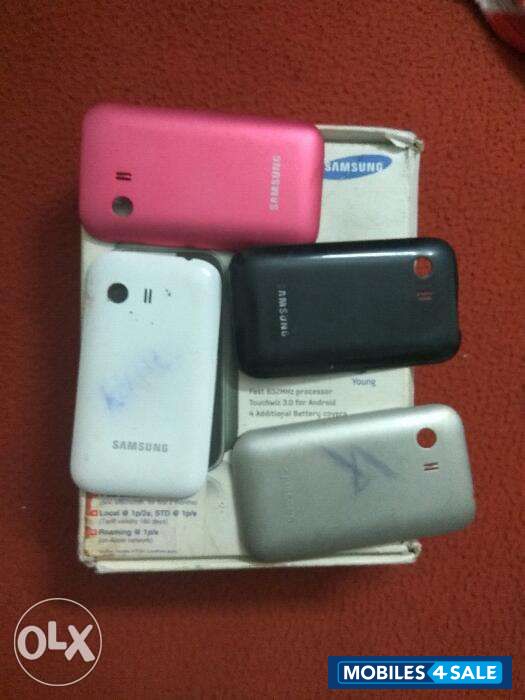 Grey, Black, White, Orange, Pi Samsung Galaxy Y Color Plus S5360