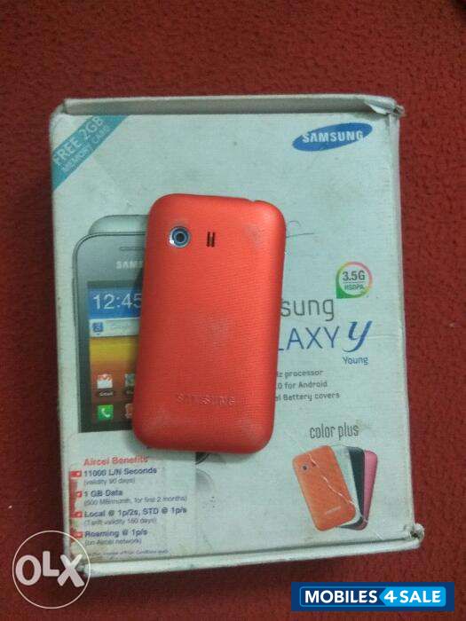 Grey, Black, White, Orange, Pi Samsung Galaxy Y Color Plus S5360
