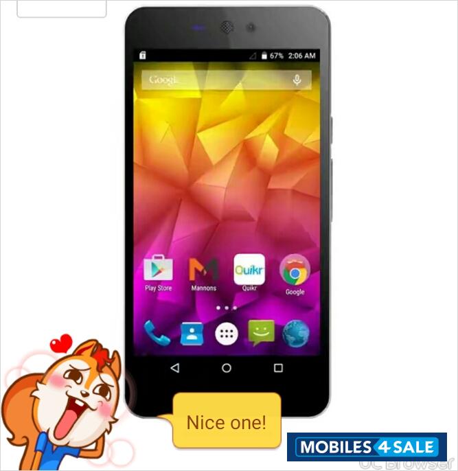Black Micromax Canvas selfie q345