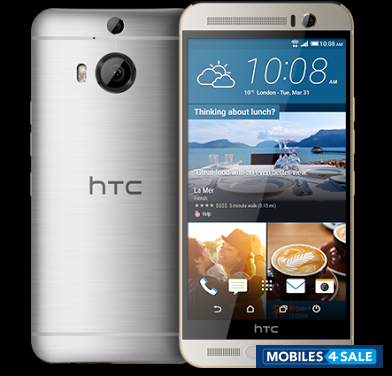 Gold On Silver HTC One M9 Plus