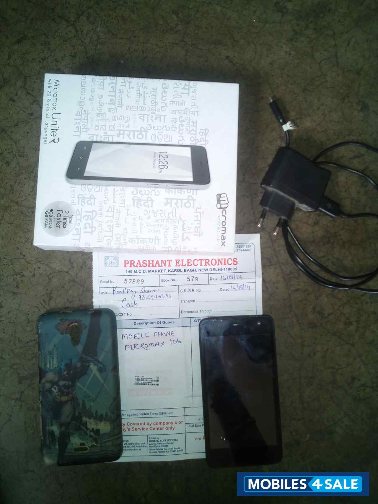 Black Micromax Unite 2 A106