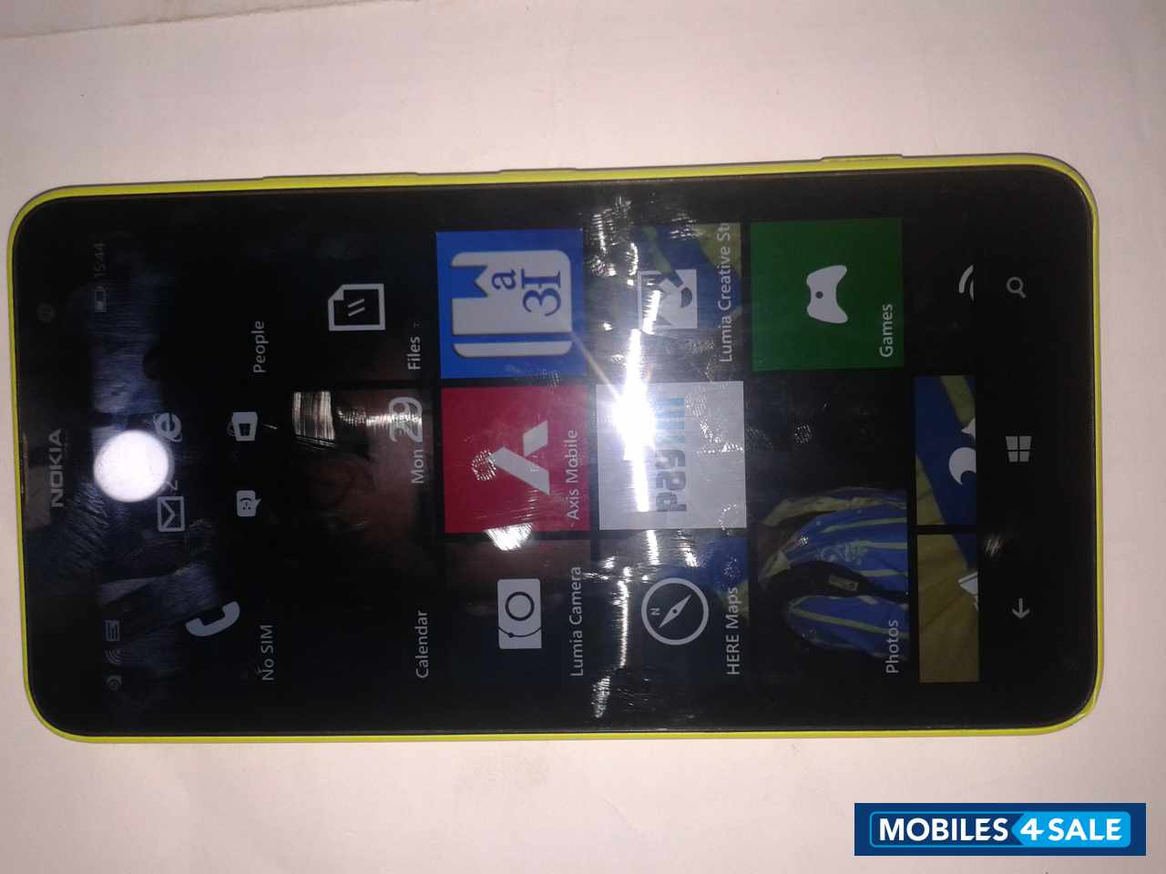 Yellow Nokia Lumia 1320