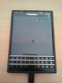 Black BlackBerry Passport