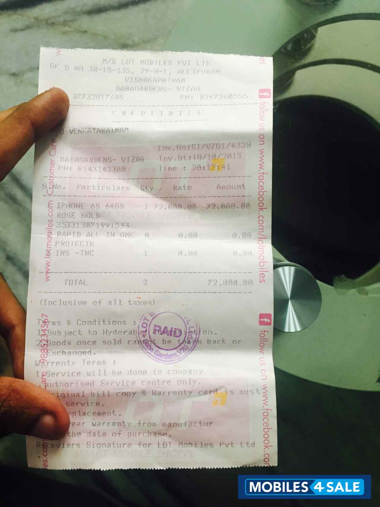 Rose Gold Apple iPhone 6S