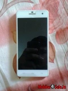 White And Golden Micromax Canvas Knight