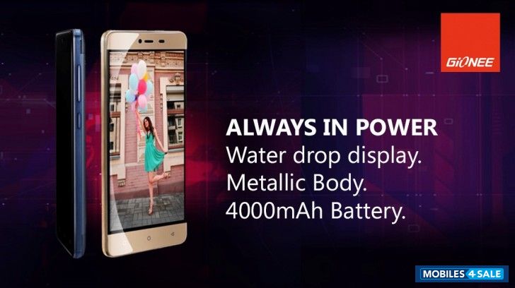 Golden Gionee Marathon M5 Lite Golden Gionee Marathon M5 Lite