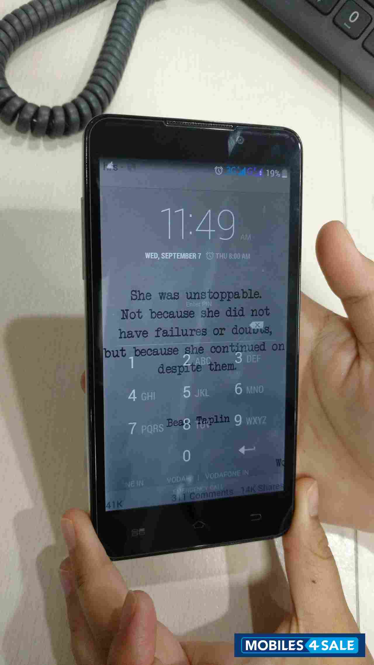 White Micromax Canvas Nitro A311