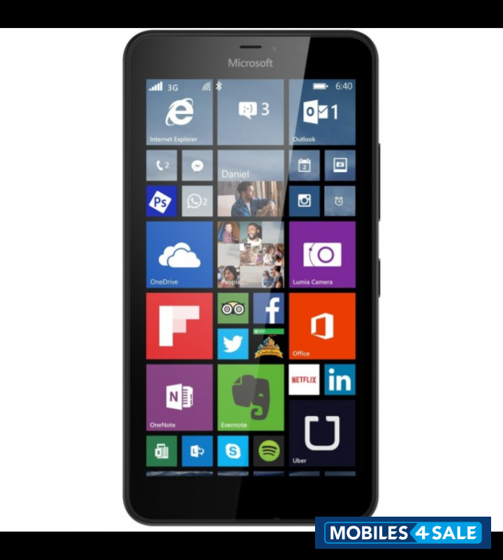 Black Microsoft Lumia 640 XL Dual SIM