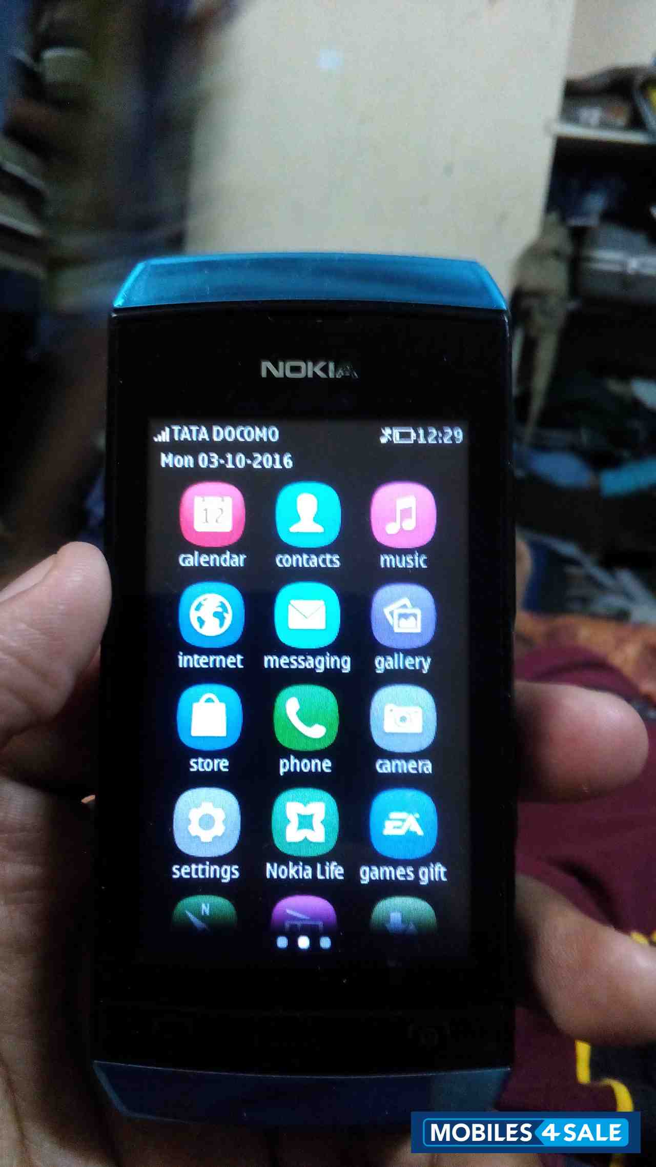 Mid Blue Nokia Asha 306