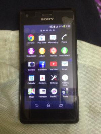 Black Sony Xperia M Dual