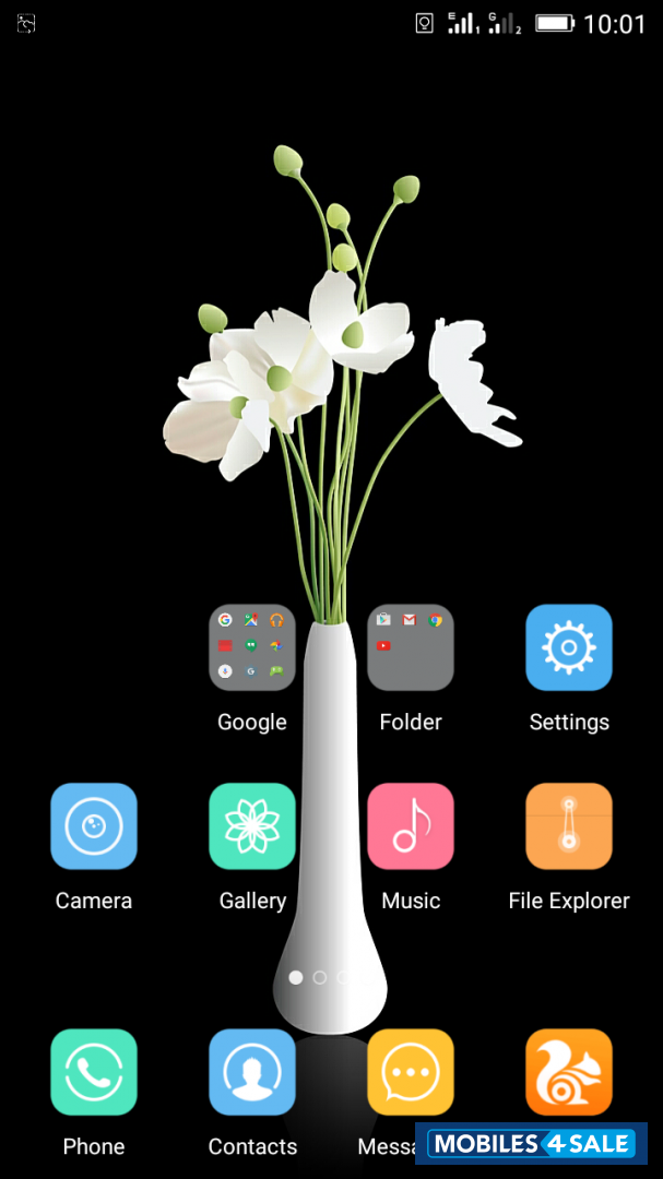 White Background Gionee  P5W