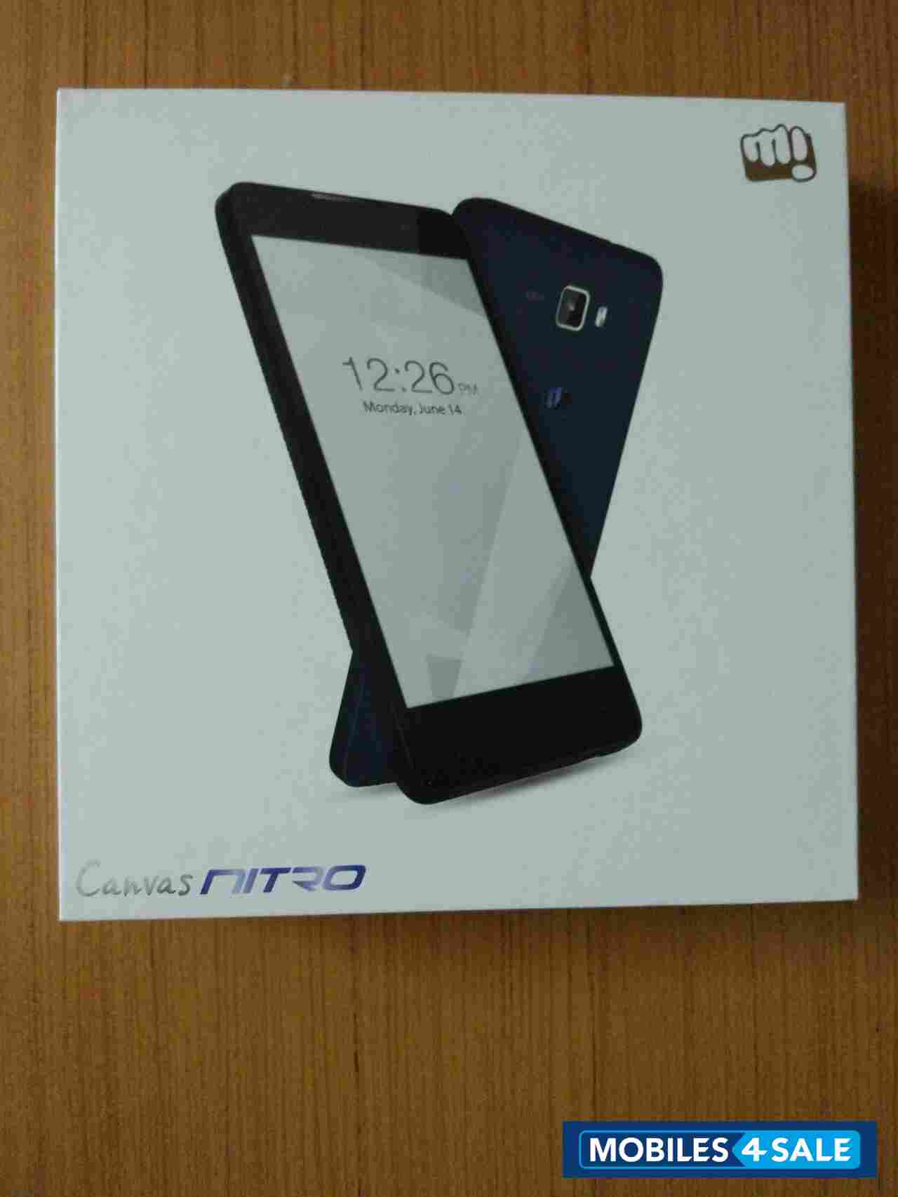 Blue Micromax Canvas Nitro A310