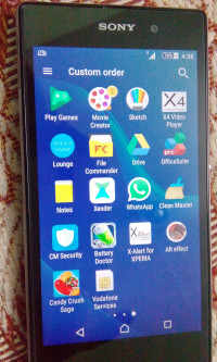 Black Sony Xperia Z1