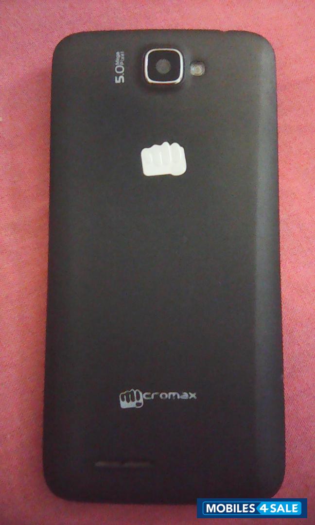 Black Micromax Canvas MAd A94
