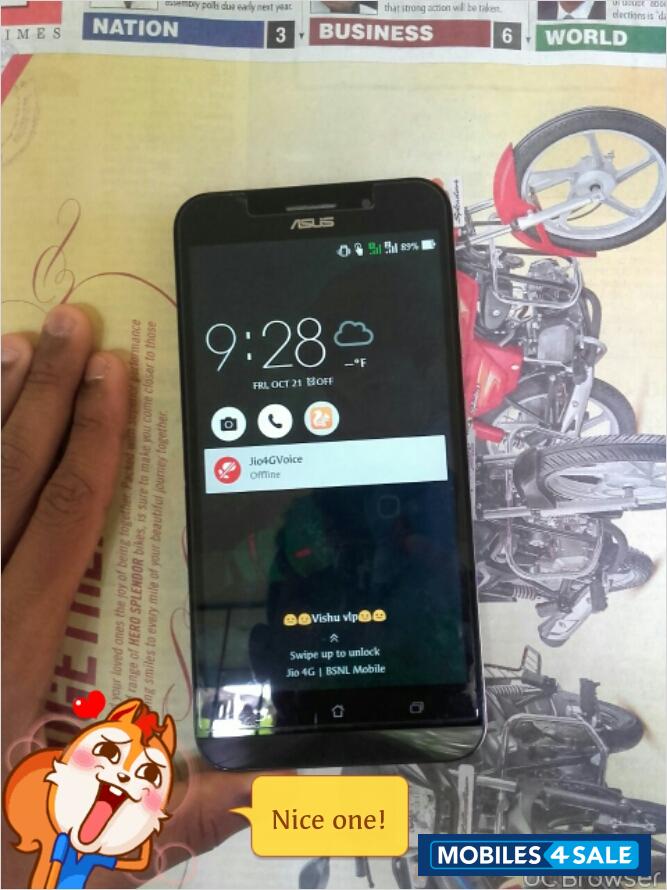 Black Asus Zenfone Max