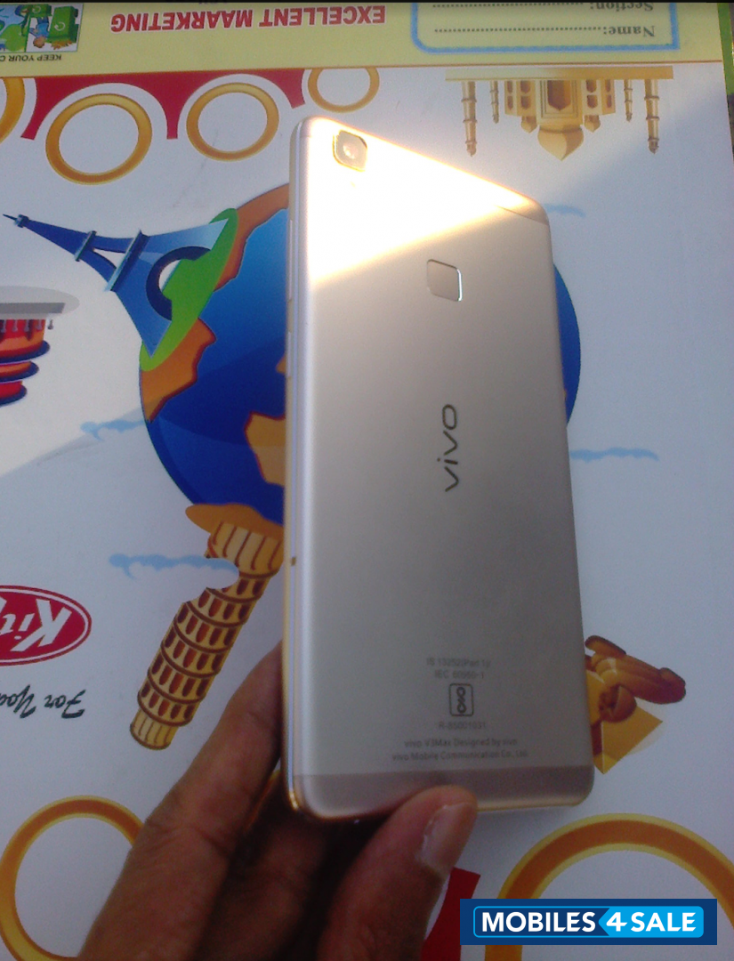 White And Gold Vivo V3 Max