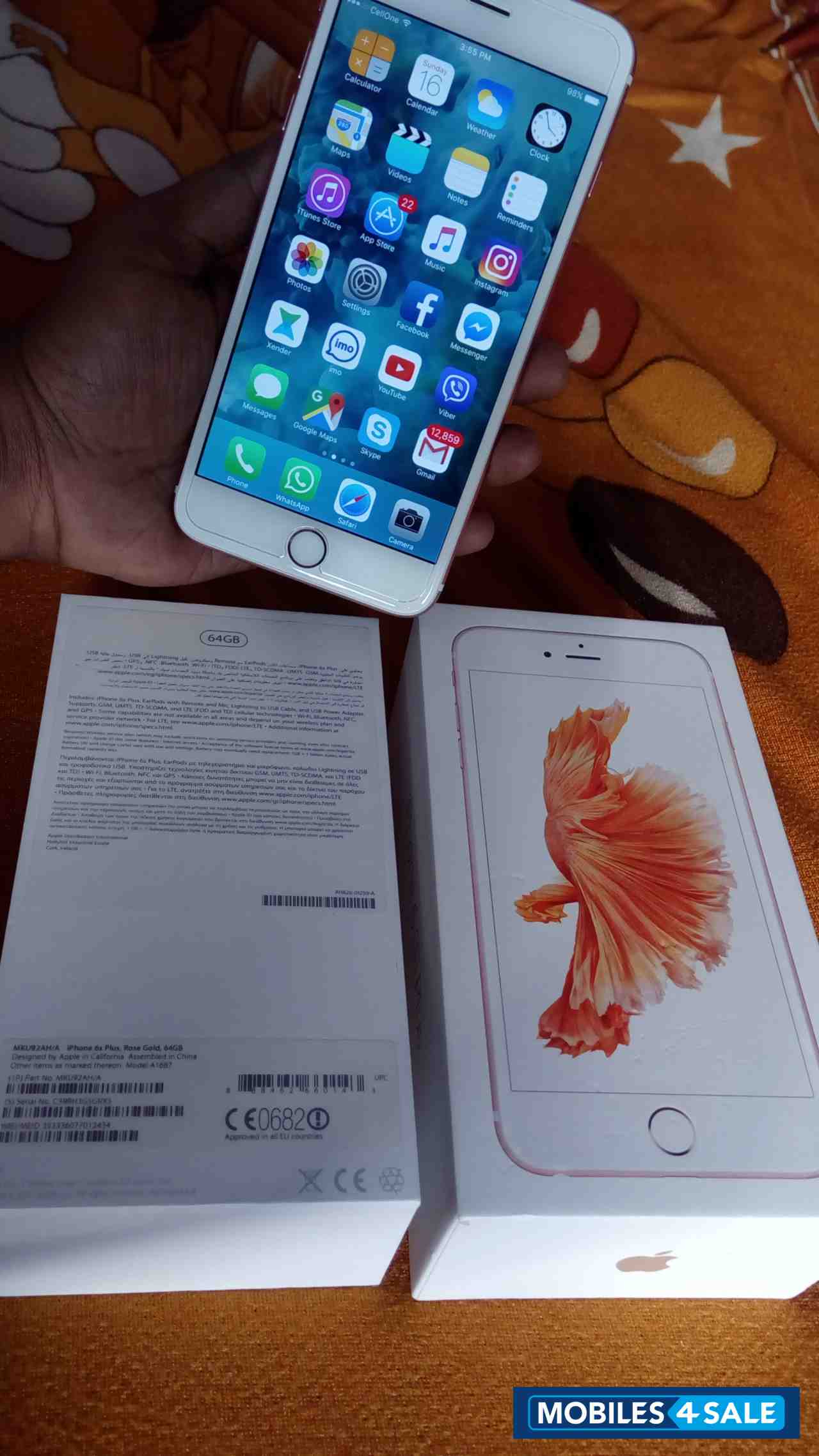 Rose Gold Apple iPhone 6S Plus