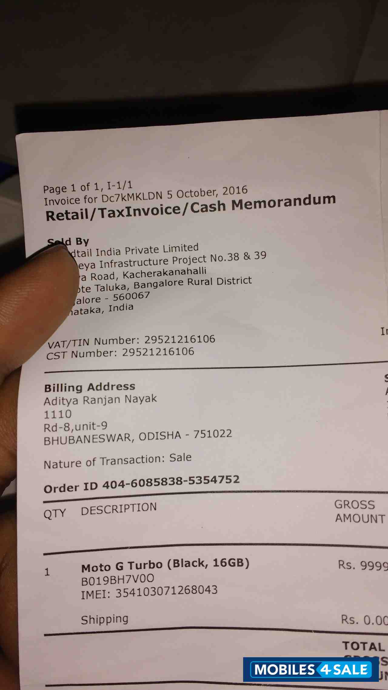 Black Motorola Moto G Turbo Edition