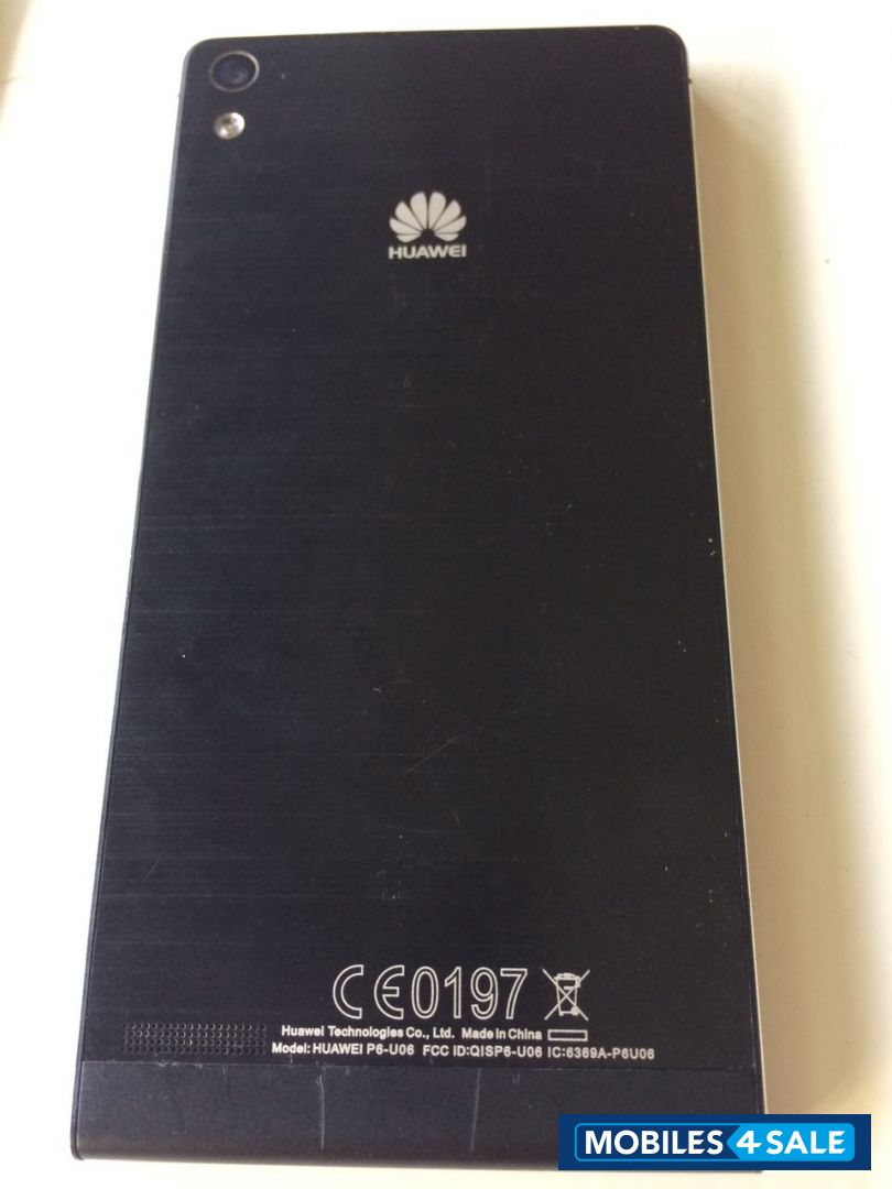 Black Huawei Ascend P6
