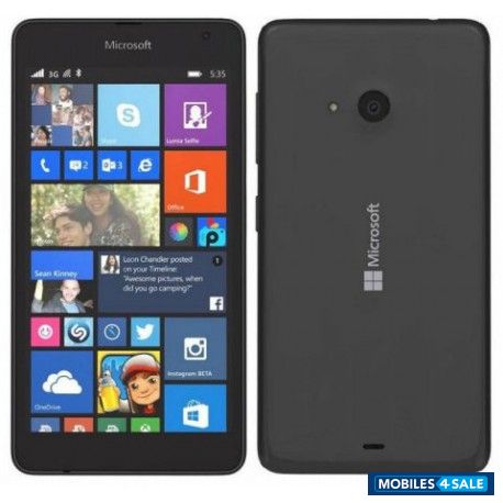 Black Microsoft Lumia 535 Dual SIM