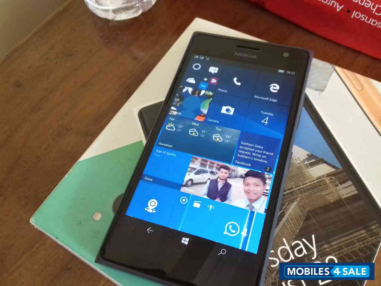 Grey Nokia Lumia 730