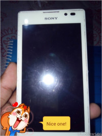 White Sony Xperia C