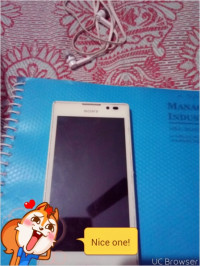 White Sony Xperia C