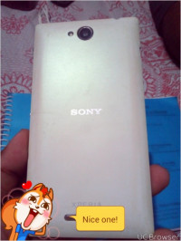 White Sony Xperia C