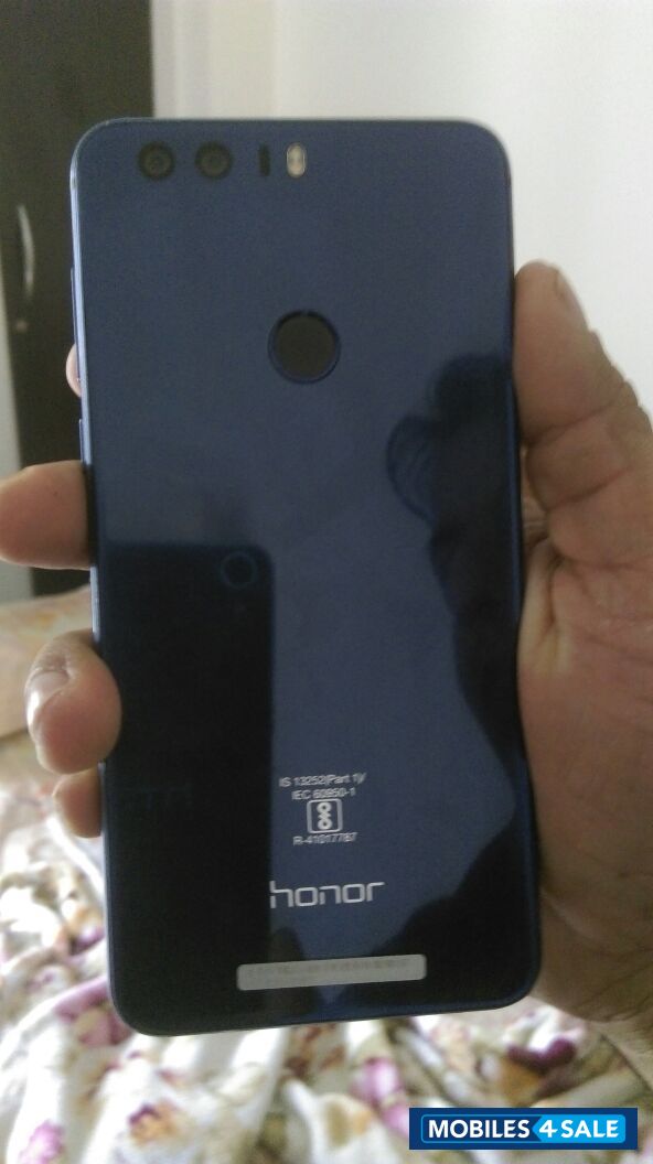 Blue Huawei Honor 8