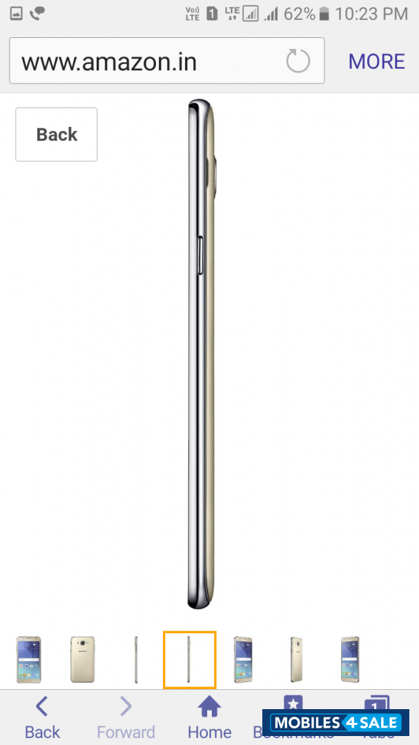 Golden Samsung 4G LTE Smartphone