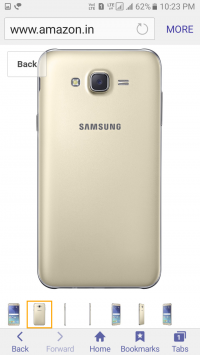 Golden Samsung 4G LTE Smartphone