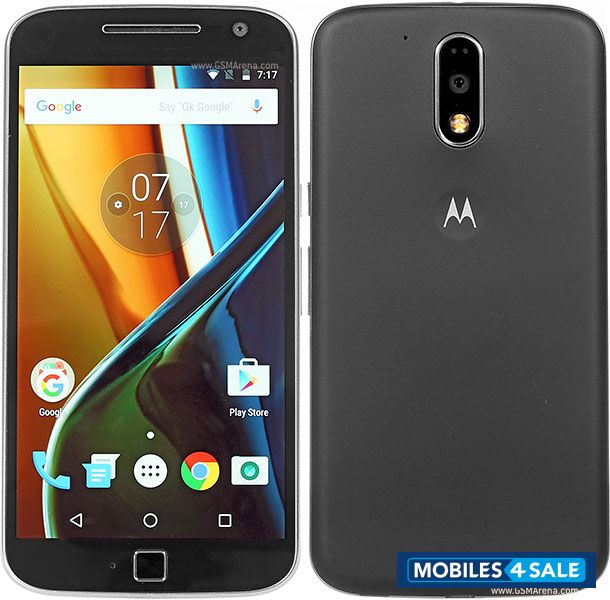 Black Motorola Moto G4 Plus