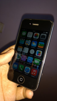 Black With Silver Frame Apple iPhone 4