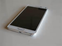 White Samsung Galaxy Note 4