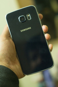 Black Samsung Galaxy S6 Edge