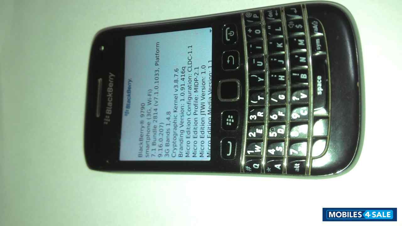 Black BlackBerry Bold 9790