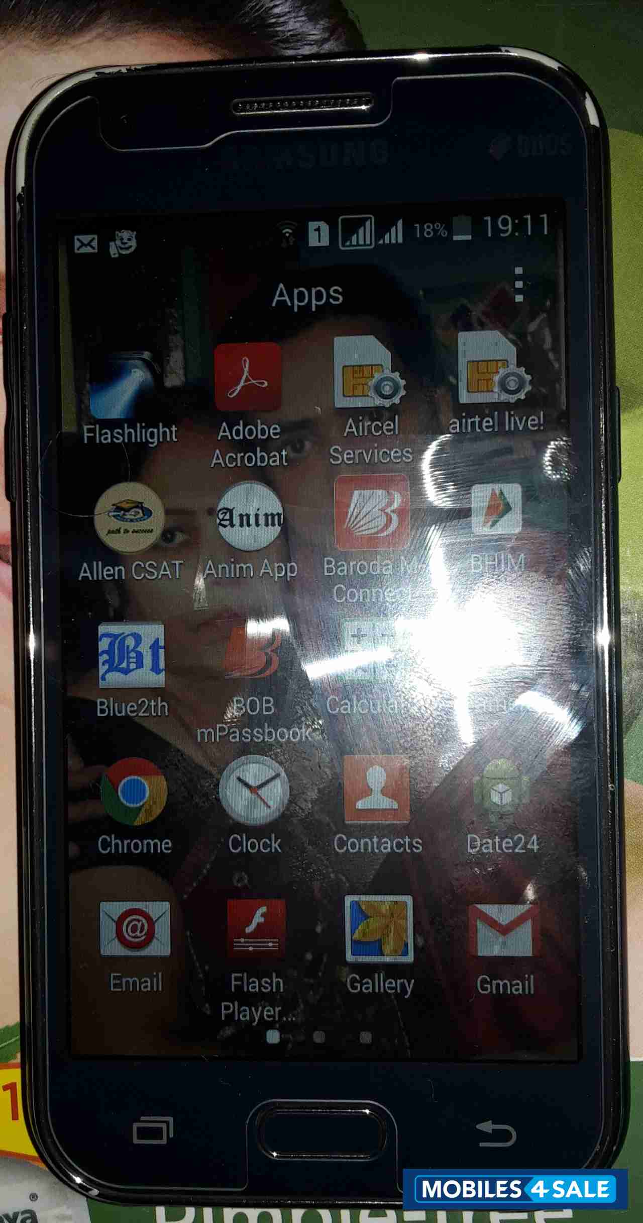 Blue Samsung Galaxy J1 2016