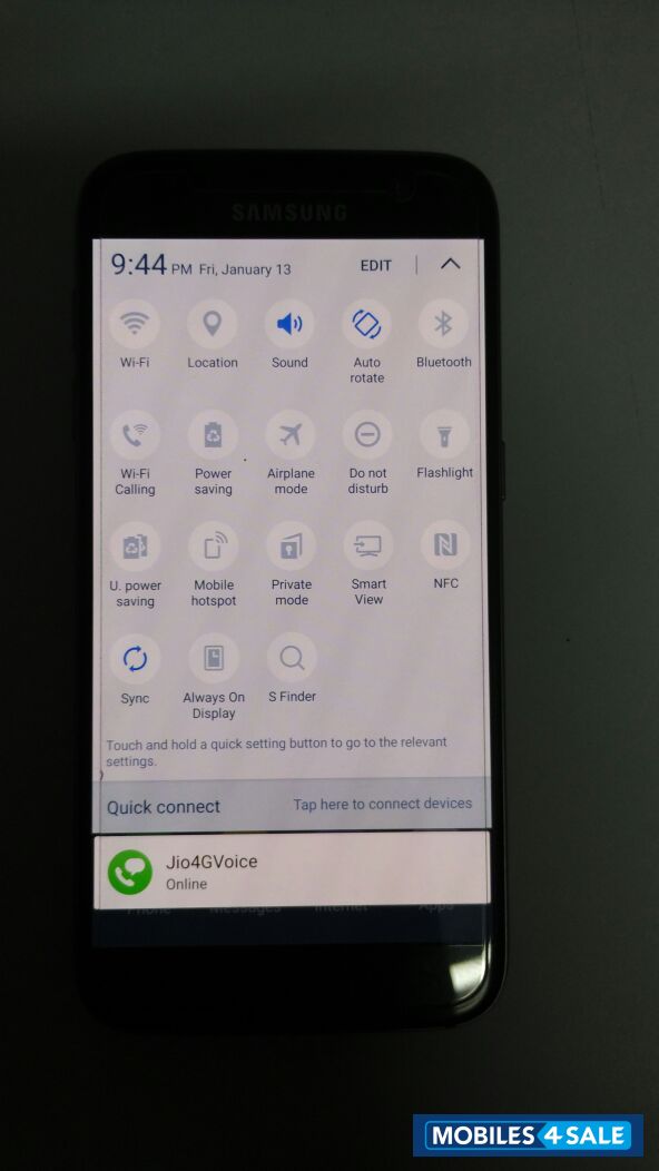 Black Samsung Galaxy S7