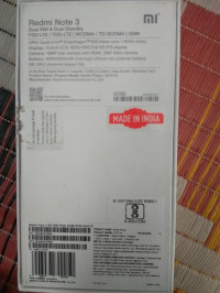 Gold Xiaomi Redmi Note 3