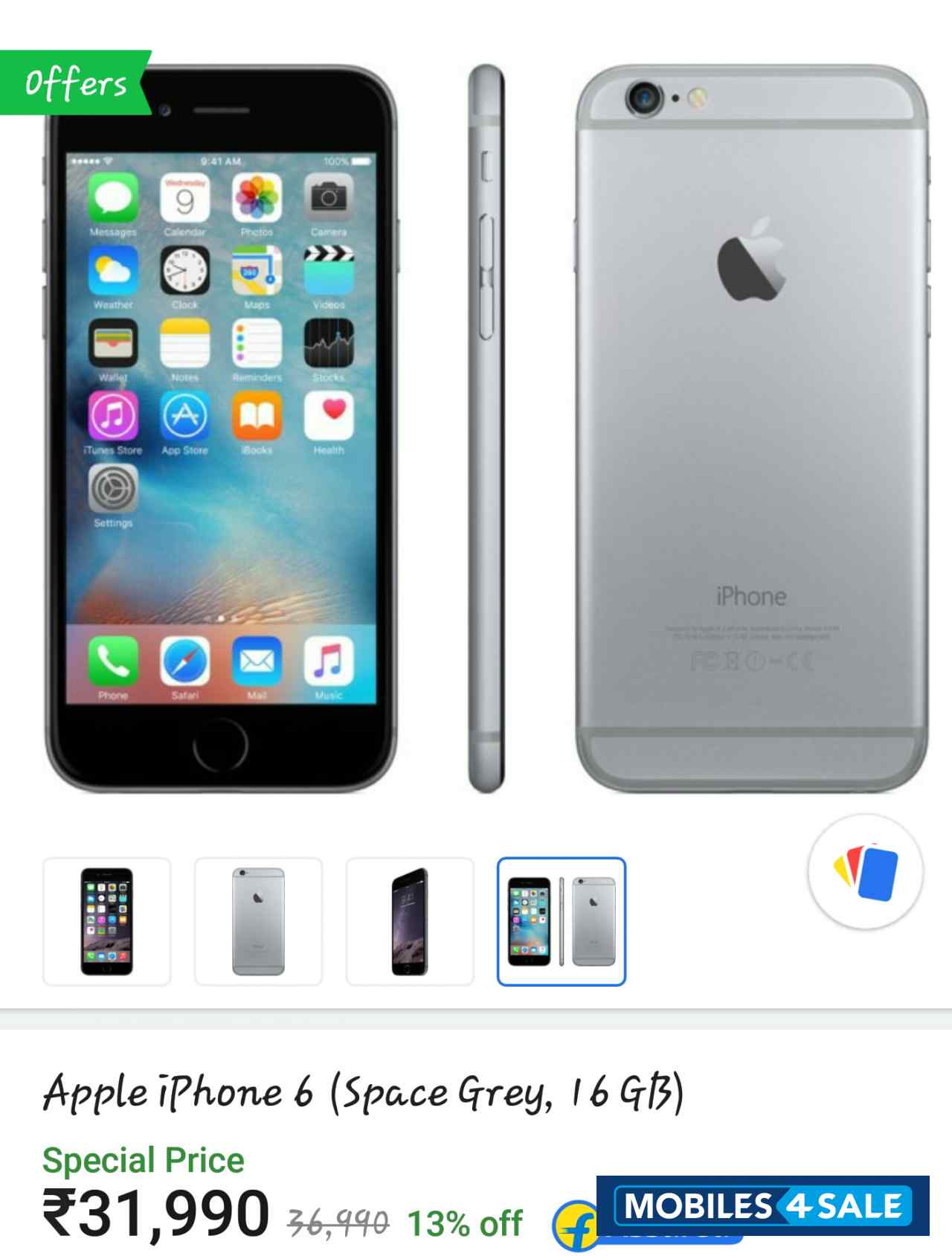 Gray Apple iPhone 6