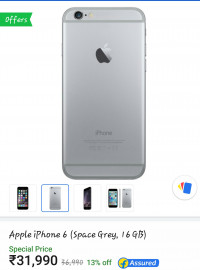 Gray Apple iPhone 6