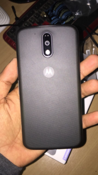 Black Motorola Moto G4 Plus