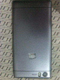 Black Micromax Canvas Fire 4G Plus