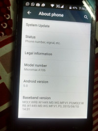 Green Micromax Unite 2 A106