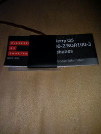 Black BlackBerry Q5