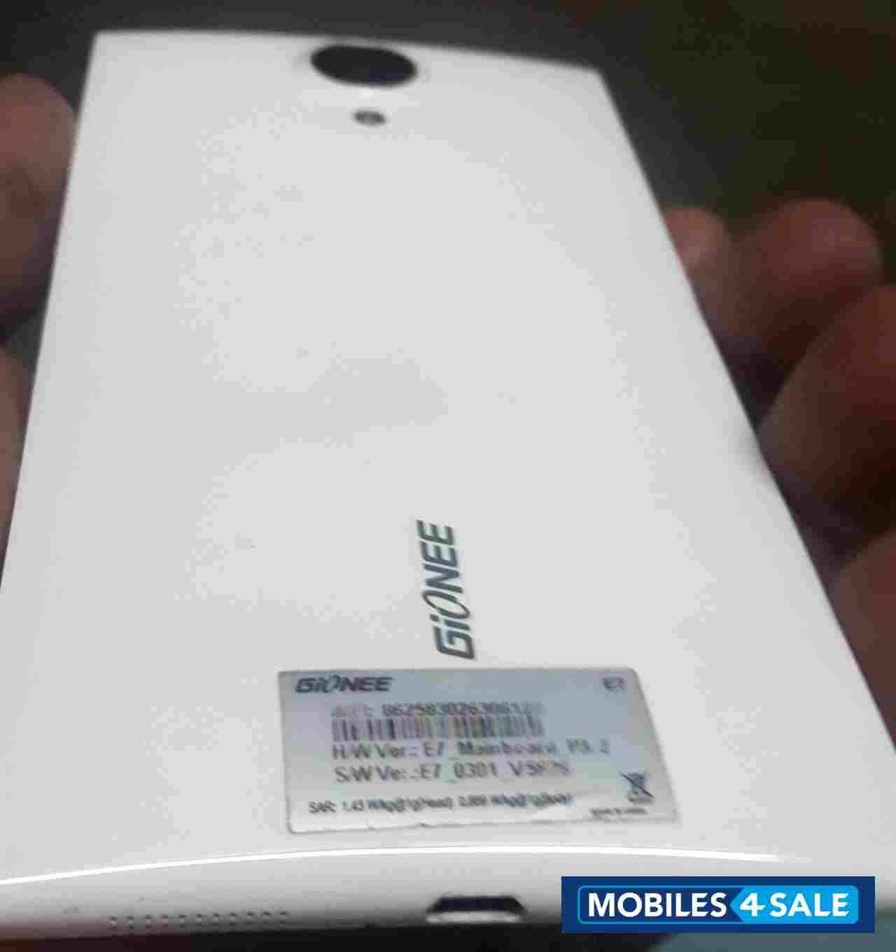 White Gionee Elife E7