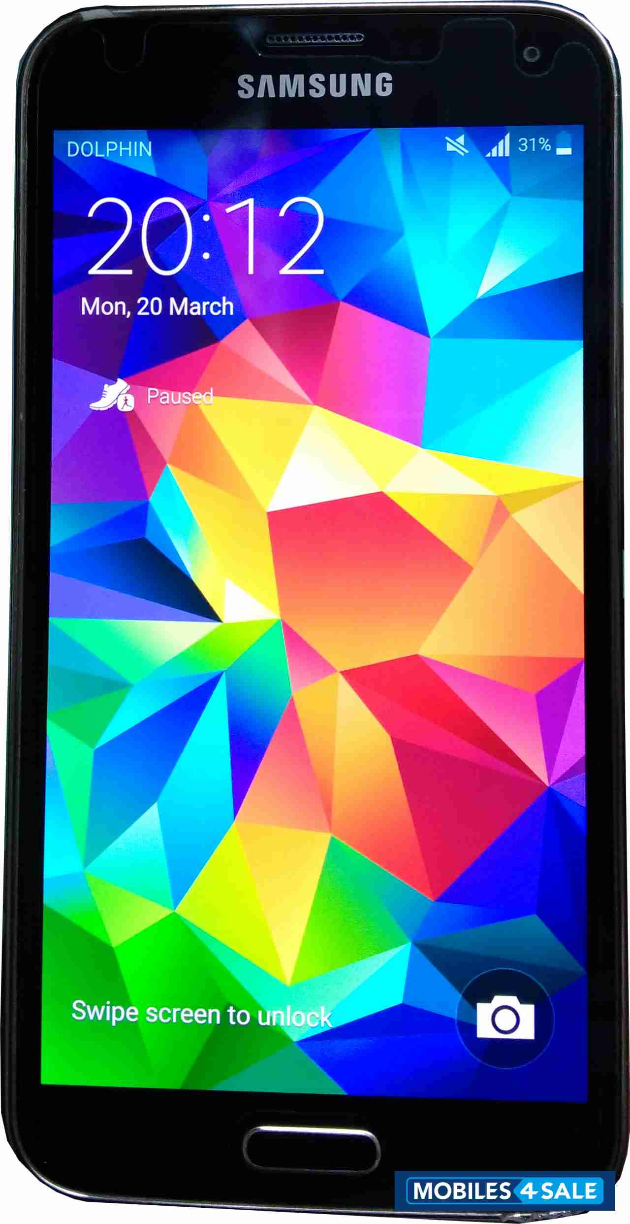 Blue Samsung Galaxy S5