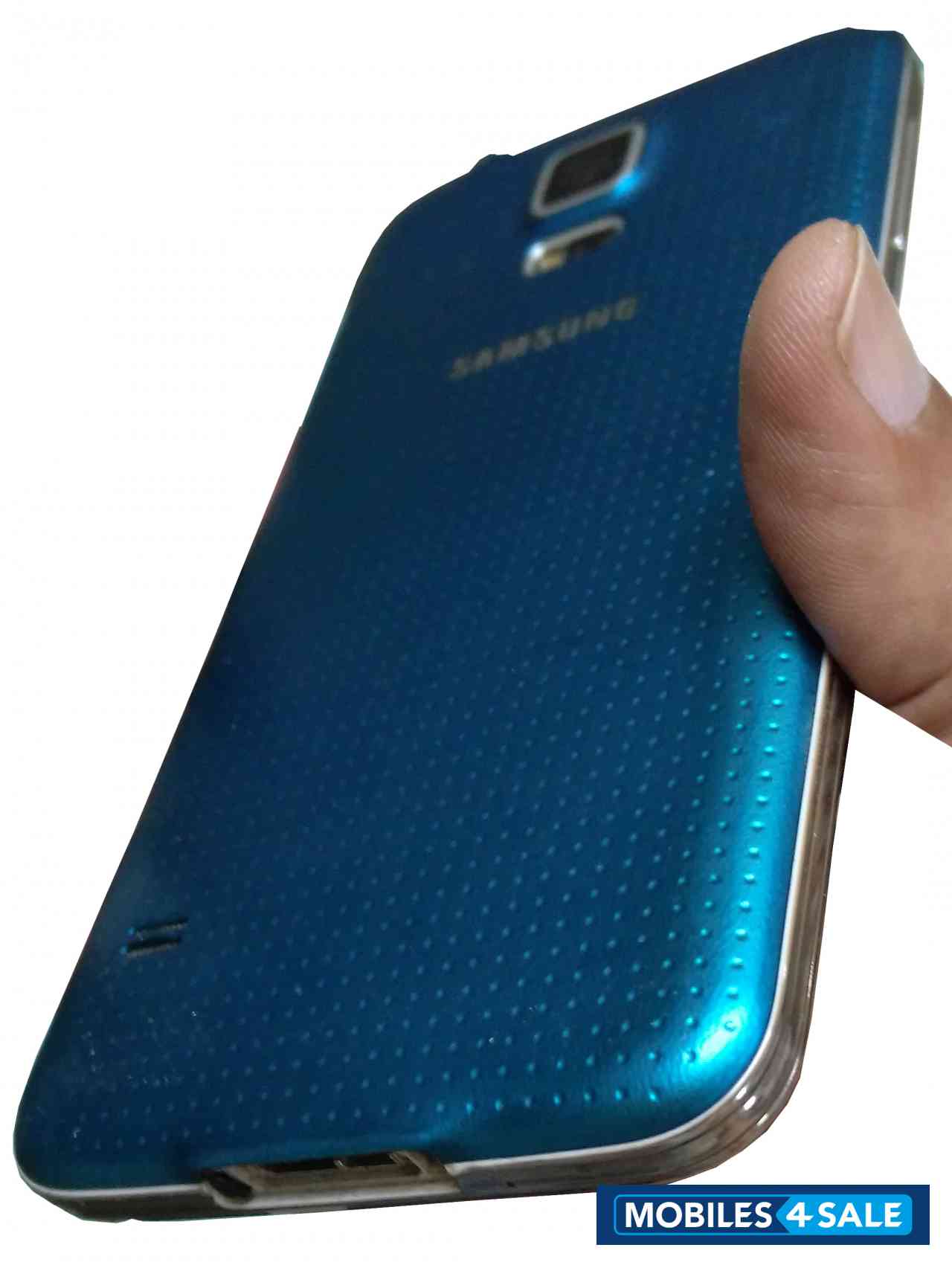 Blue Samsung Galaxy S5
